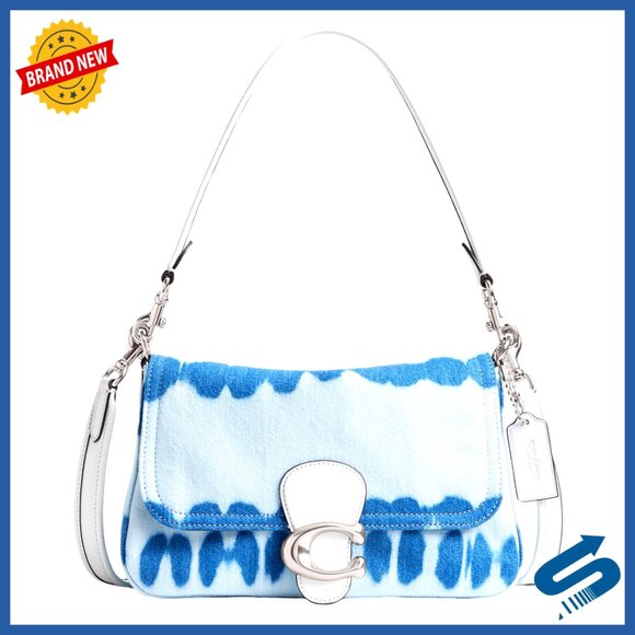 Leather Hobo Shoulder Bag with Detachable Straps and Zip Pockets